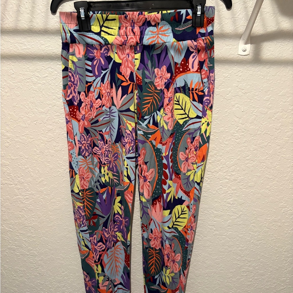 CAbi Multicolor Floral Leggings